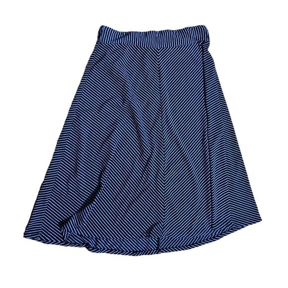 Women's ROZ & ALI Striped Skirt Medium - Picture 5 of 5